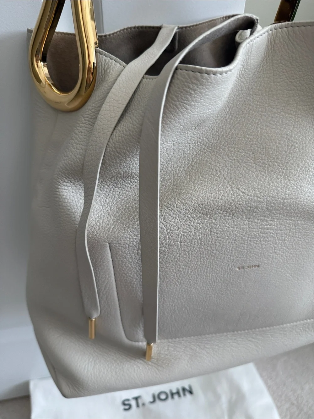 St. John Leather Hobo Bag